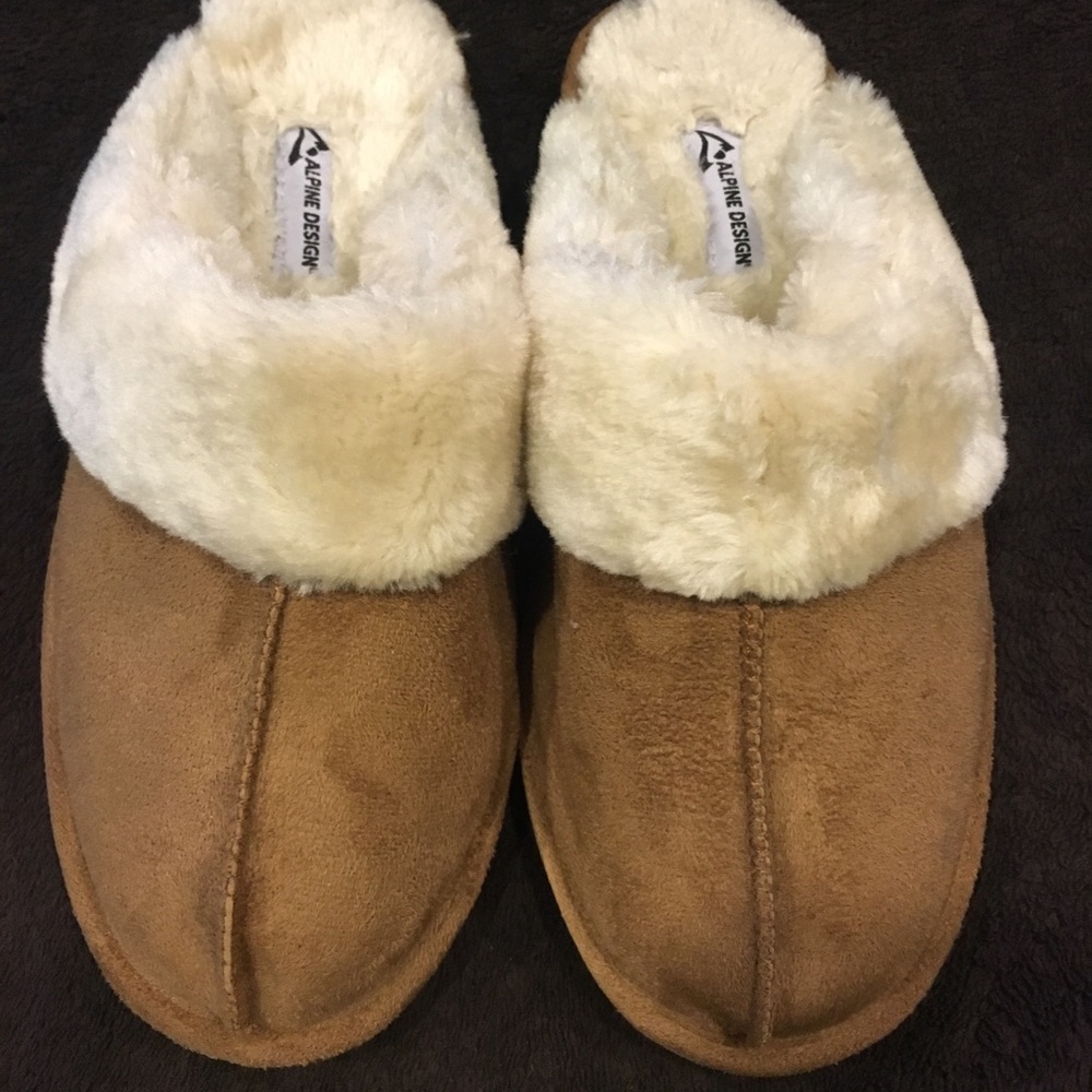 Ugg-like slippers
